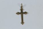Kors i 14 karat gull - Vintage smykke anheng