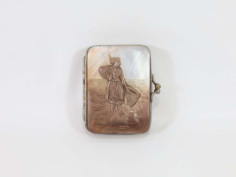 Elder pengepung med perlemor  skjelldekor 