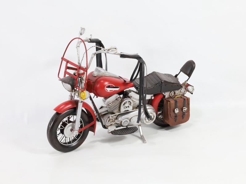 Motorsykkel modell i metall